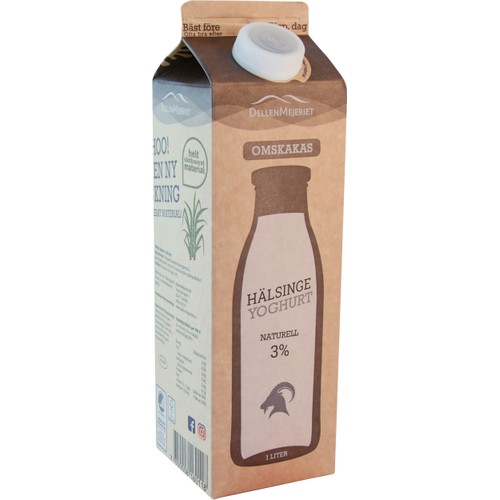 Hälsinge Yoghurt 3% 1kg Dellen Mejeriet