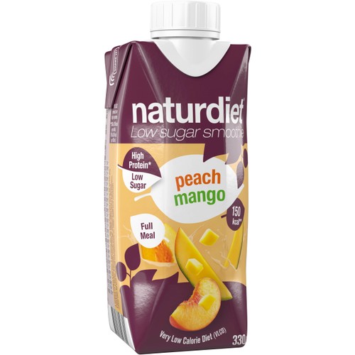 Måltidsersättning Peach Mango Smoothie 330ml Naturdiet