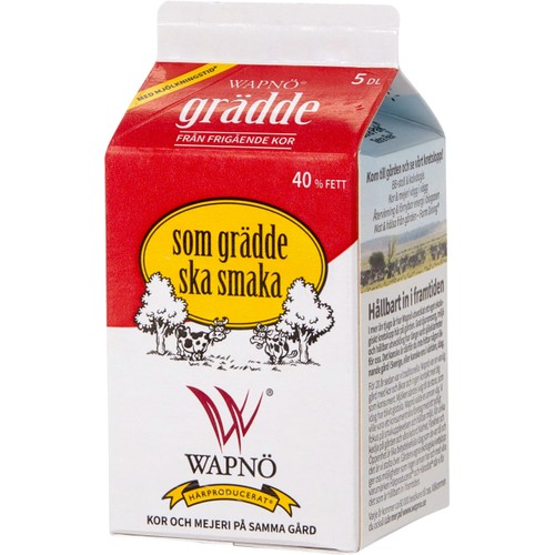 Grädde Wapnö 5dl Wapnö