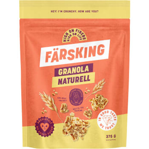 Granola Naturell 375g Färsking