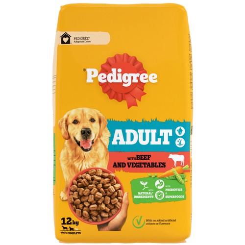 Hundmat Adult Oxe&Grönsak 12kg Pedigree