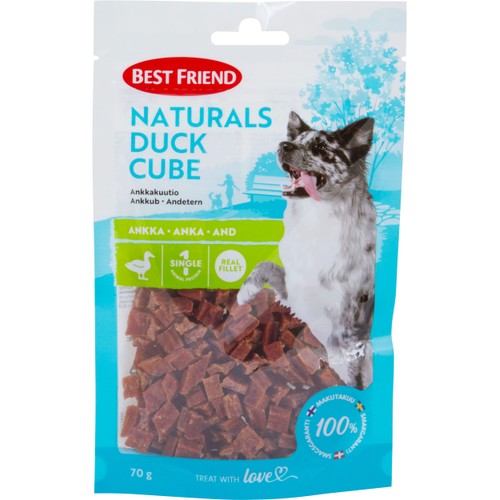 Hundsnacks Naturals ankkub 70 Gram Best friend