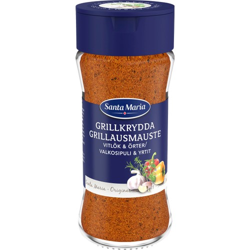 Grillkrydda vitlök & örter 87g Santa Maria