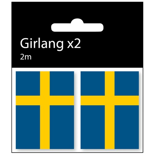 Girlang Miniflaggor 2m 2-p Festive