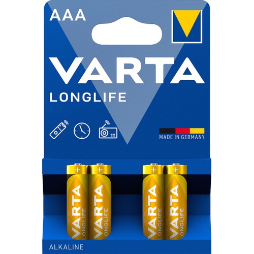 Batteri Longlife AAA 4-p