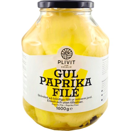 Paprika File Gul 1600g Plivit