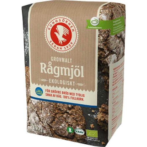 Rågmjöl Ekologisk 1kg Kungsörnen