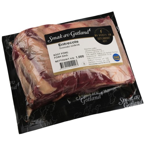 Entrecôte Färsk i bit ca 1kg Smak av Gotland