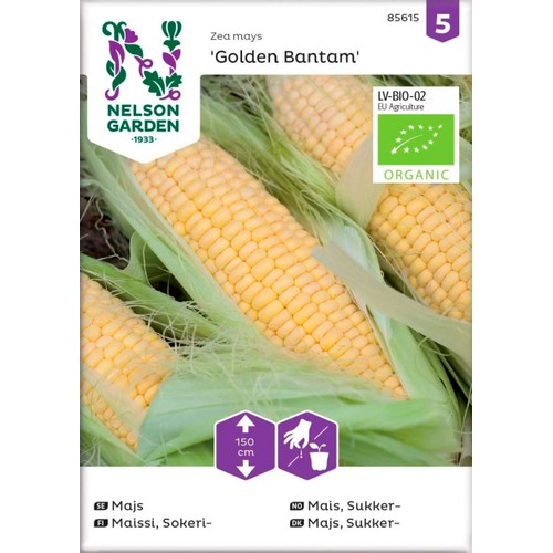 Majs Golden Bantam Organic 1-p Nelson Garden