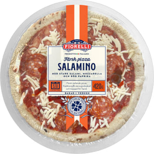 Pizza Salamino Färsk 420g Fiorelli