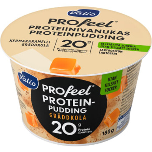 Proteinpudding Gräddkola PROfeel® Laktosfri 1,5% 180g Valio