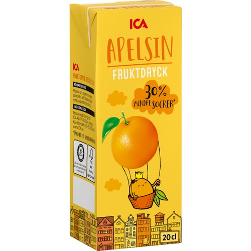 Fruktdryck Apelsin 20cl ICA