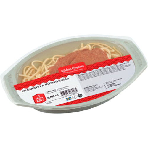 Spagetti med köttfärssås 460g Nyhléns Hugosons