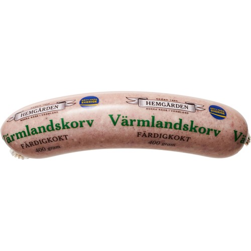Värmlandskorv Färdigkokt 400g Hemgården