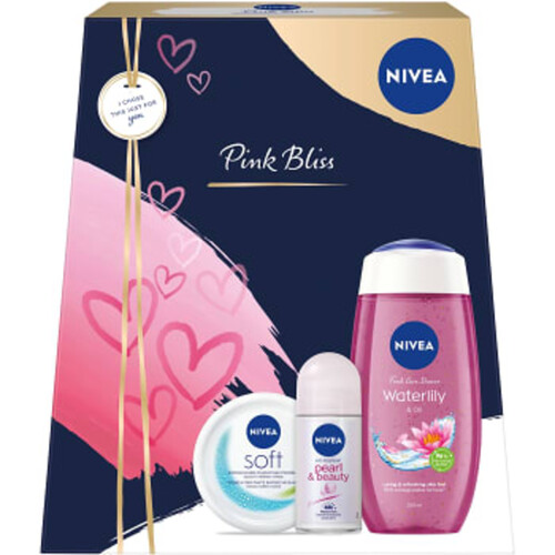 Presentbox Pink Bliss 500ml Nivea