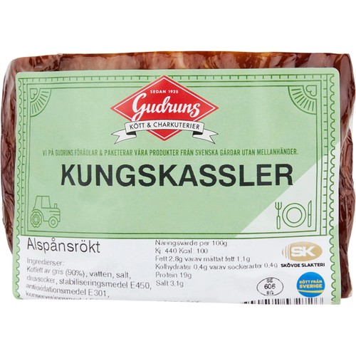 Kungskassler i bit ca 500g Gudruns