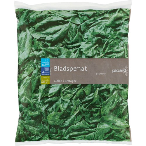 Bladspenat Fryst 600g Picard
