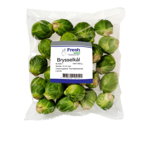 Brysselkål 500g Klass 1