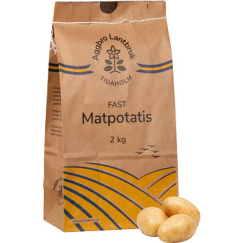 Potatis Fast 2kg Aggbro Lantbruk Tidaholm