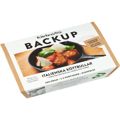 Italienska Köttbullar I Tomatsås 600g Kitchenwiz Backup