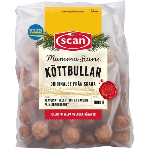 Köttbullar Mamma Scans 1kg Scan