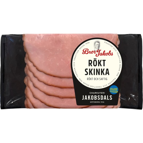 Skinka Rökt Bror Jakobs 100g Jakobsdals