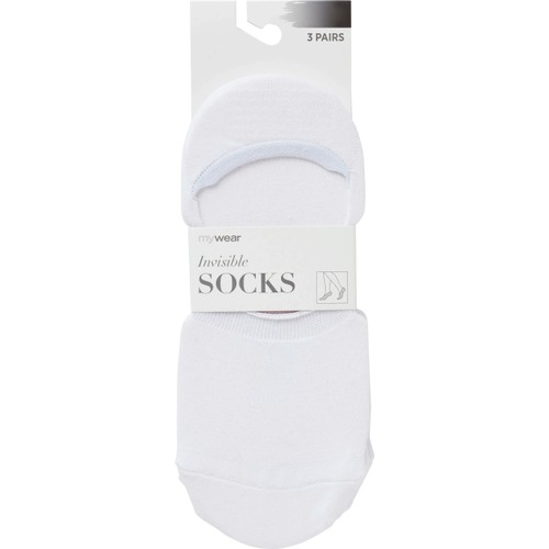Invisible Socka 3p Vit 39/41 mywear