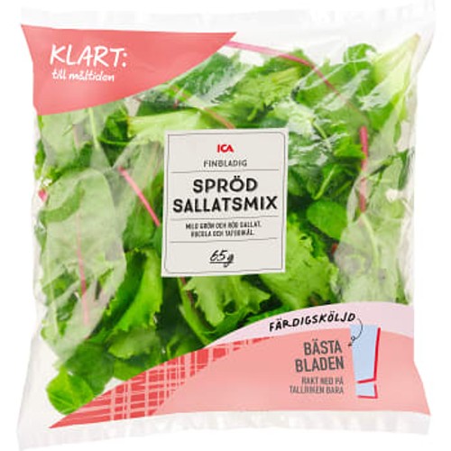 Sallatsmix Finbladig Spröd Sköljd 65g ICA