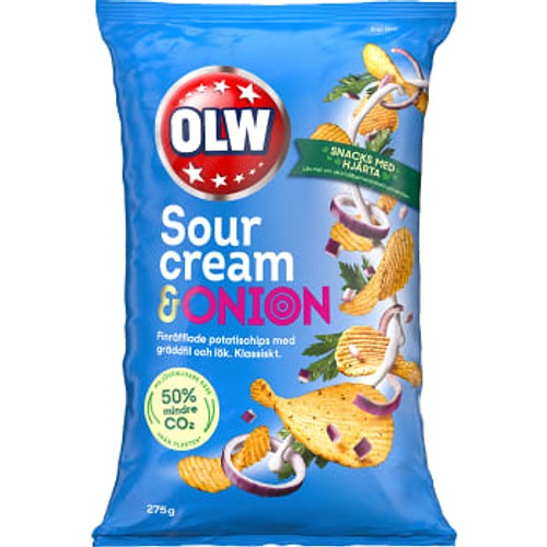 Chips Sourcream & Onion 275g OLW