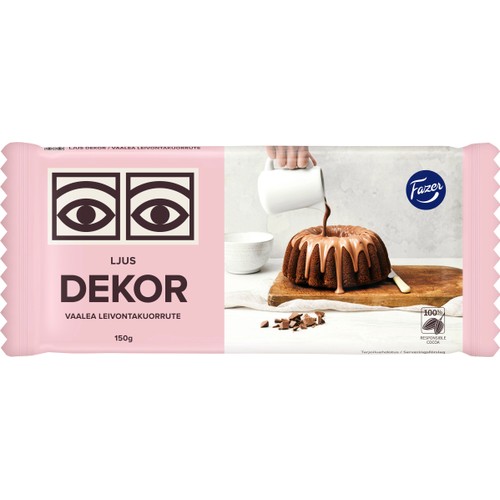 Blockdekor Ljus 150g Fazer