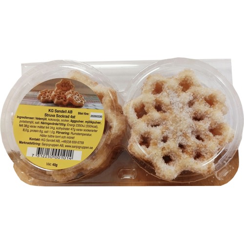 Struva Sockrad 40g K.G. Sandells Bageri