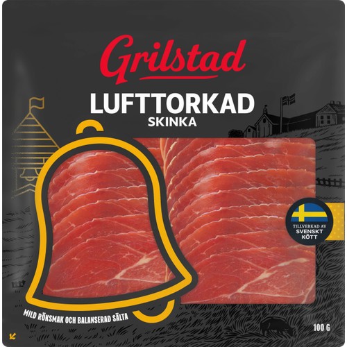 Lufttorkad skinka 100g Grilstad