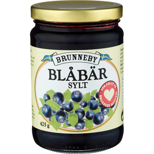 Blåbärssylt 425g Brunneby