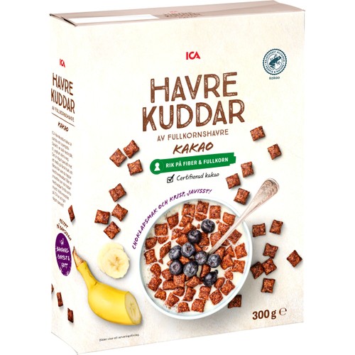 Havrekuddar kakao 300g ICA