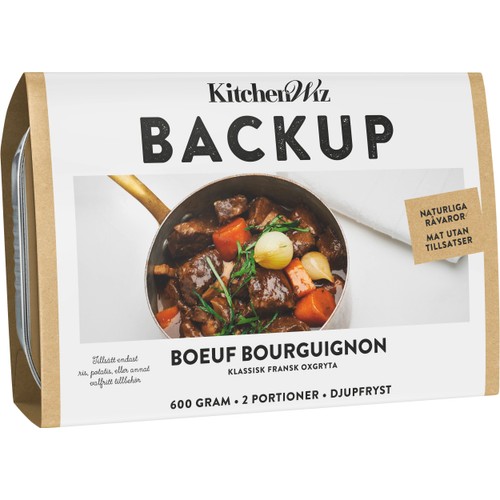 Boeuf Bourguignon 600g Kitchenwiz Backup