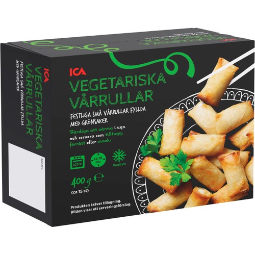 Vårrulle mini vegetariska Fryst 400g ICA