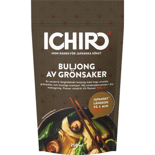 Buljong Av Grönsaker 250ml Ichiro
