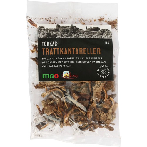 Trattkantarell torkad Klass 1