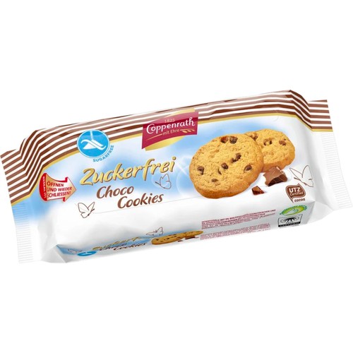 Cookies Sockerfria Choco 200g Coppenrath
