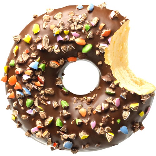 Donut Crushed Candy Dark 56g Donut Worry Be Happy