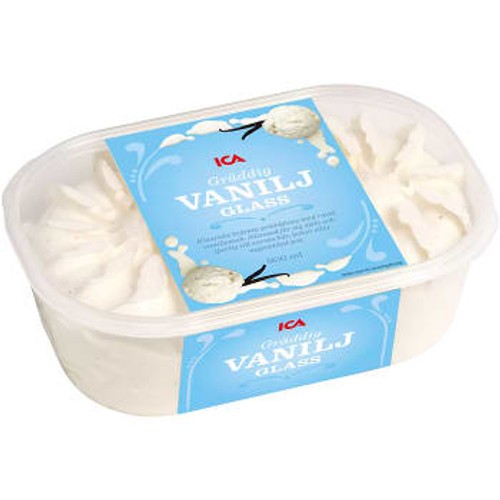 Gräddglass Vanilj 900ml ICA