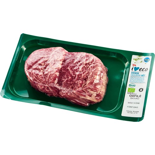 Oxfilé Färsk skivad ca 375g KRAV ICA I love eco