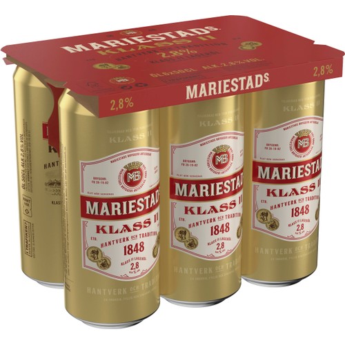 Öl 2,8% 50cl 6-p Mariestads