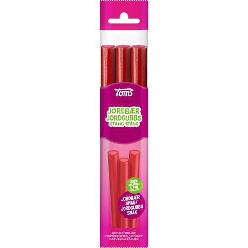 Jordgubbsstång 3-pack 75g Toms