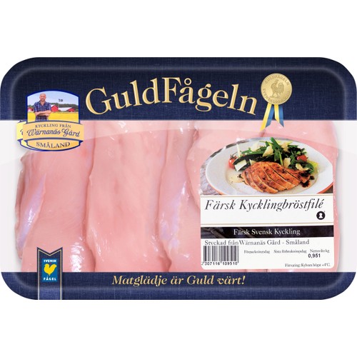 Kycklingbröstfilé ca 900g Guldfågeln