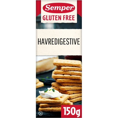 Havredigestive Glutenfri 150g Semper