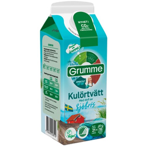 Tvättmedel Flytande Kulörtvätt Sjöbris 750ml Grumme