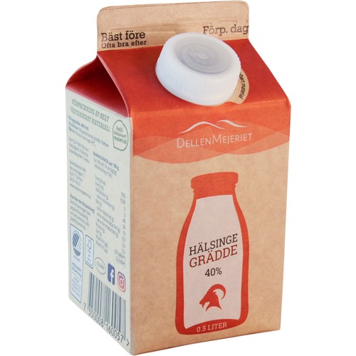Hälsingegrädde 40% 500ml DellenMejeriet