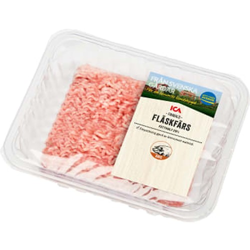 Fläskfärs 20% 500g ICA