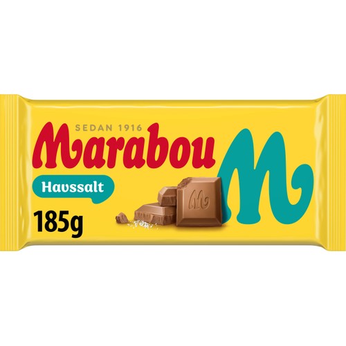 Mjölkchoklad Havssalt 185g Marabou
